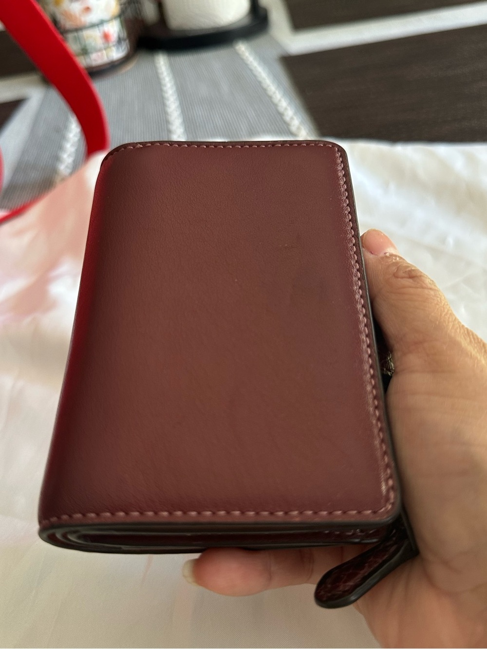 Coach Medium Corner Zip Wallet In Colorblock - Picture 5 of 11